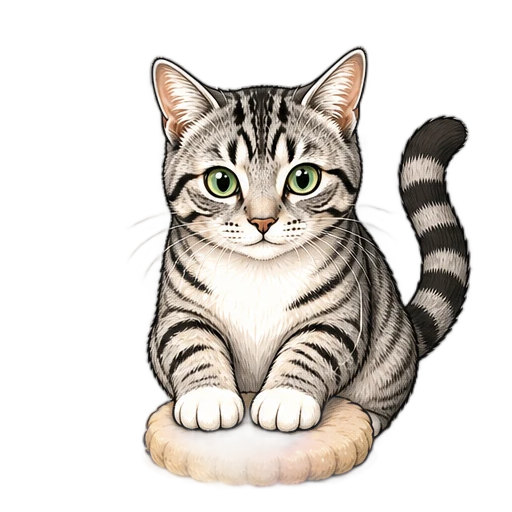 猫咪踩奶跳舞动态表情